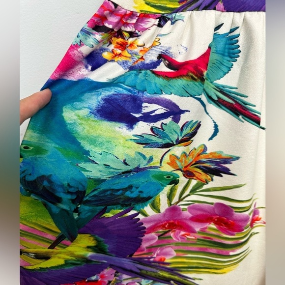SABO Skirt - Tropical Parrot Romper Sz S - Picture 8 of 11